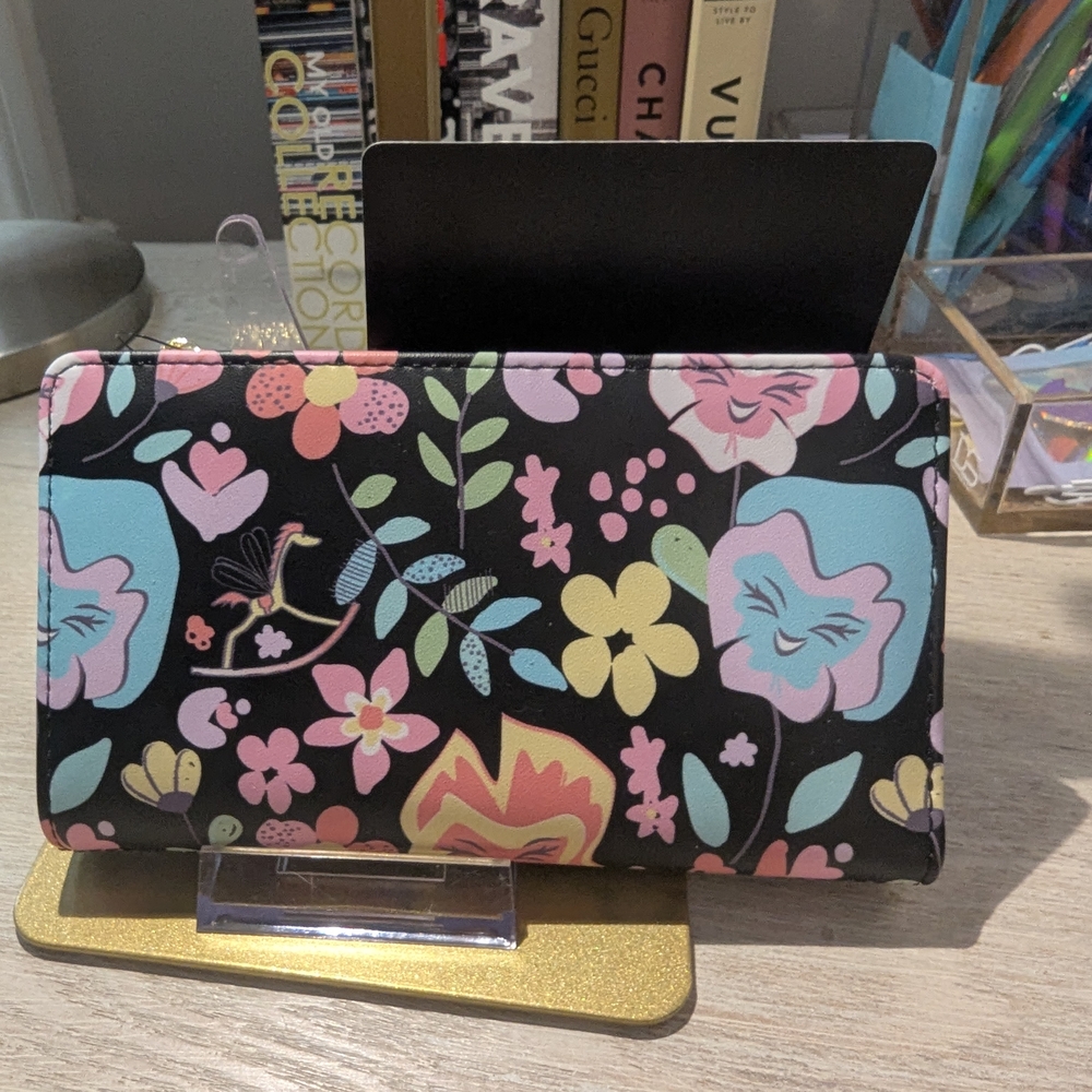 Loungefly Wallet: Alice & Wonderland Wildflower NWT - Picture 5 of 16